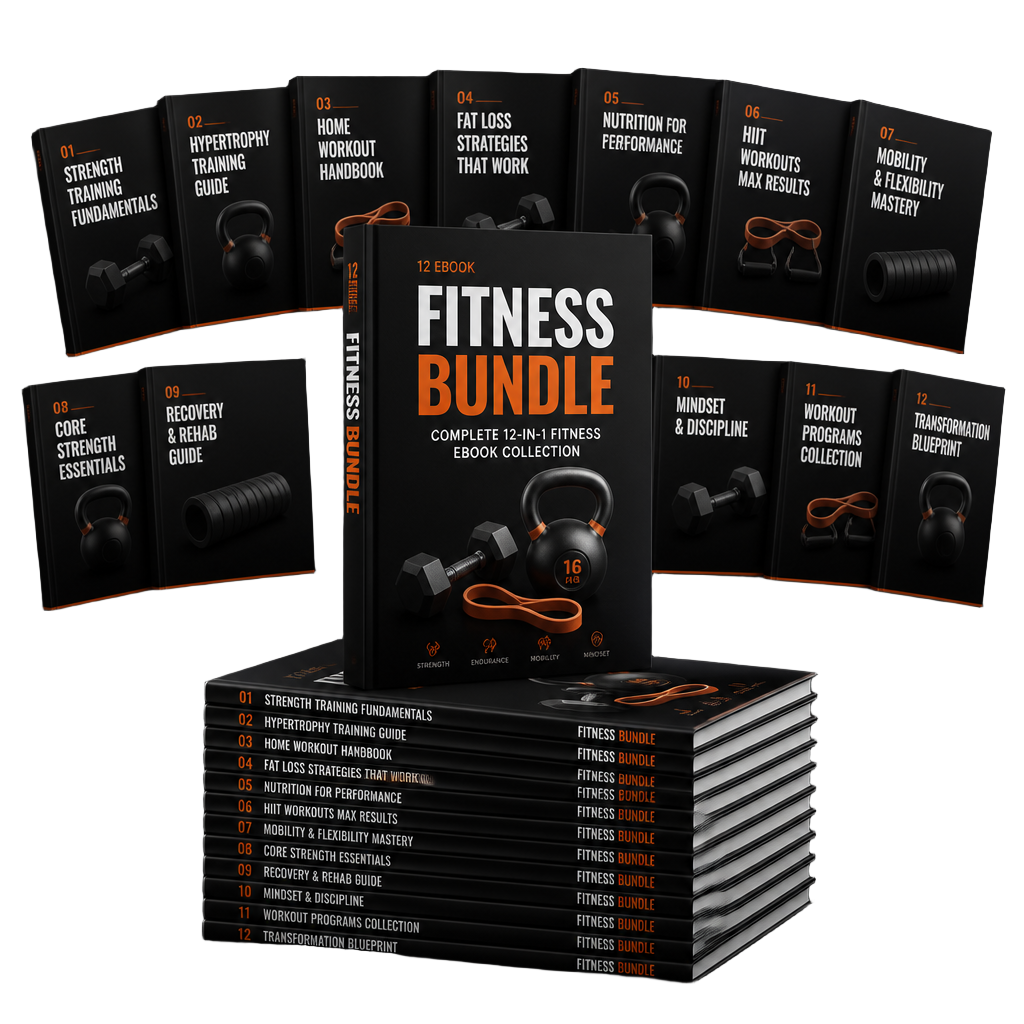 12 Premium Fitness Ebook Bundle by FitForge Academy